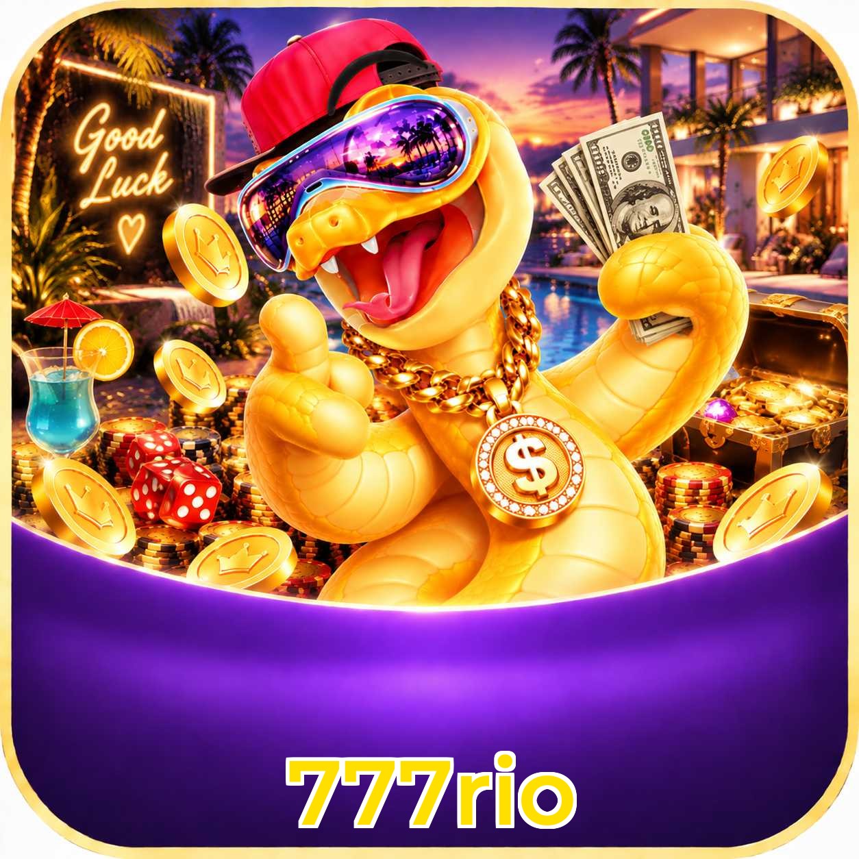 Interface mobile com Plushie Frenzy 777rio